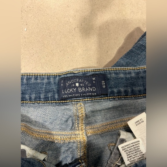 Lucky Brand Ava Skinny Jeans Women’s 6/28 Medium Wash Distressed - Picture 3 of 12
